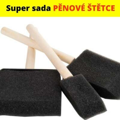 Super sada PĚNOVÉ ŠTĚTCE
